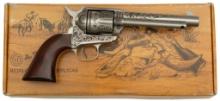 Engraved Uberti 1873 S.A. Cattleman Revolver