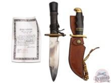 Two John Nelson Cooper Knives - Skinner and Attack Survival with Certificate