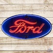 Ford Automobiles 6' DS Tin Neon Sign
