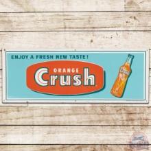 Orange Crush Enjoy a Fresh New Taste SS Tin Sign w/ Bottle