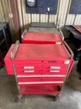 Lot of 4: Metal Tool Box Carts - See Photo