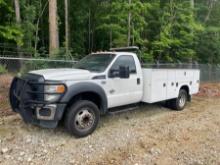 2014 Ford F-450 Service Truck Diesel (Non Running) (Title)