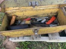 Yellow Tool Box with Tools