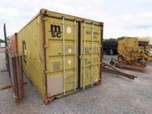 2001 MSC SHIPPING CONTAINER