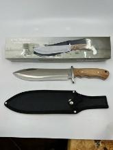 Frost Cutlery Hay Make Fixed Blade Knife w/ Sheath