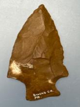 2 1/8" Jasper Perkiomen, Nicely Made, Found in Bucks Co., PA, Ex: Walt Podpora Collection