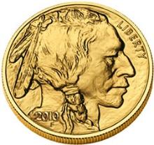 Uncirculated Gold Buffalo Coin One Ounce 2010