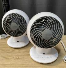 2 WOOZOO Compact Oscillating Fan