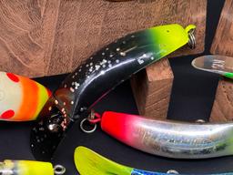Assortment of Colorful Kwikfish Fishing Lure's