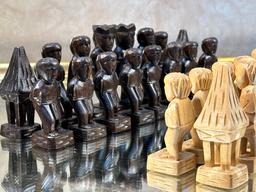 Hand Carved Chess Pieces