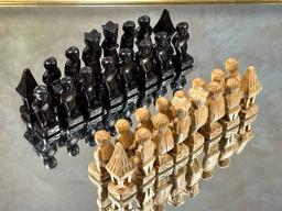 Hand Carved Chess Pieces