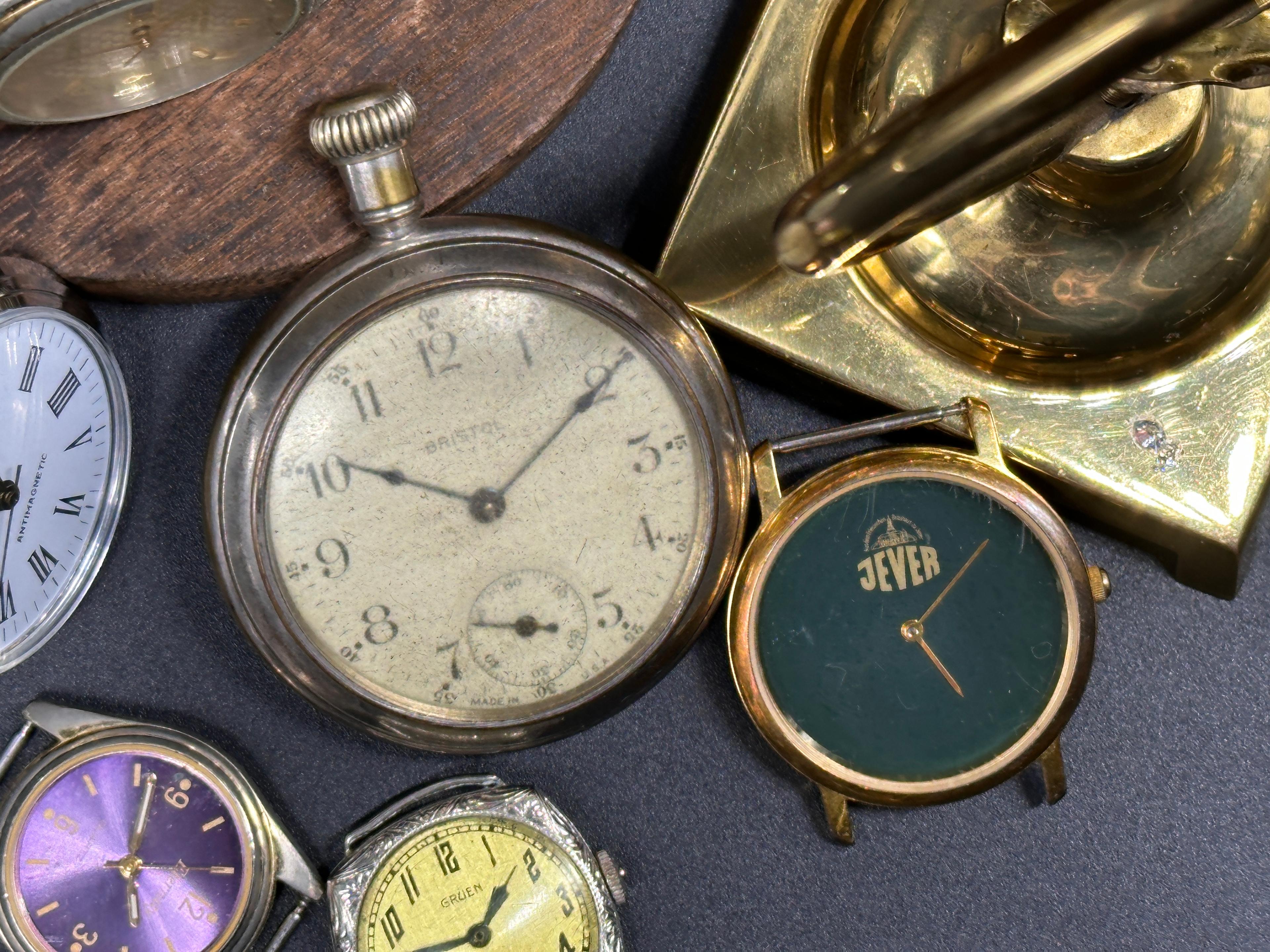 Assortment of Vintage/Antique Men's Wrist Watches, Pocket Watches and More