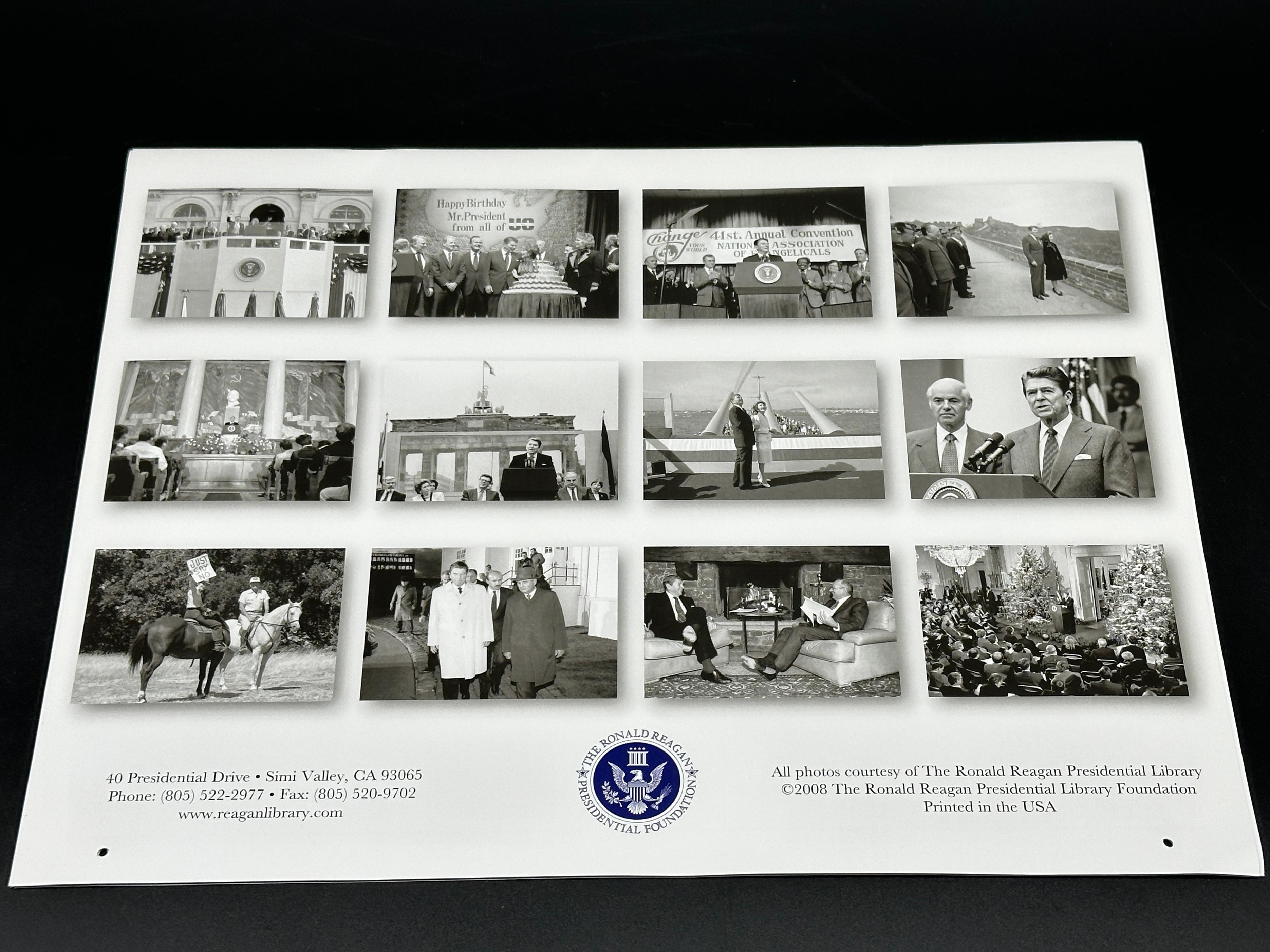 Presidential Photos, Prints, Calendar and Cachet Envelopes