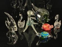 Glass Animal Paperweights