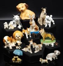 Assortment of Misc. Miniature Dog Figurines
