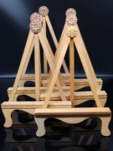 Miniature Wooden Easels
