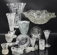 Assortment of Misc. Cut Glass Items