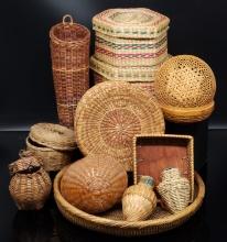 Assortment of Woven Baskets