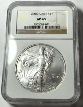 2006 American Silver Eagle NGC MS69