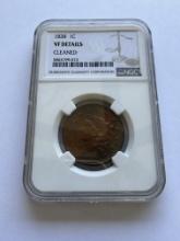 1813 1 CENT CLASSIC HEAD LARGE COIN NGC VF