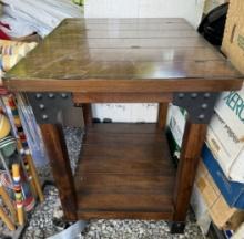 Wood brown table