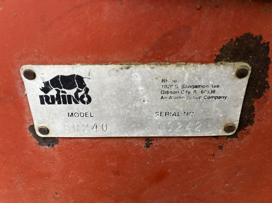 Rhino SR240 20' Batwing Rotary Cutter