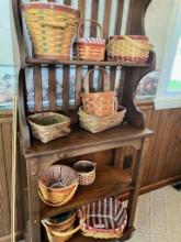 Longaberger Baskets lot of 10, some are early