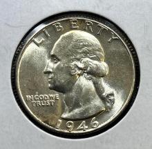 1946 Washington Quarter, 90% silver