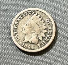 1864 Indianhead Cent, Civil War Coin