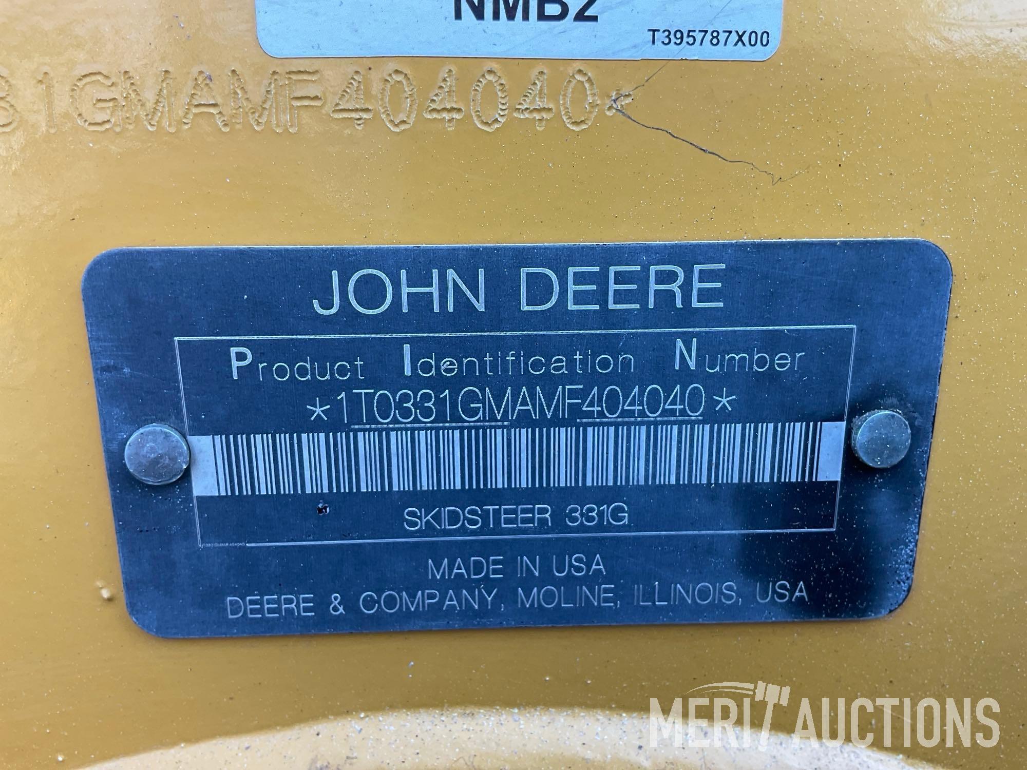 2021 John Deere 331G