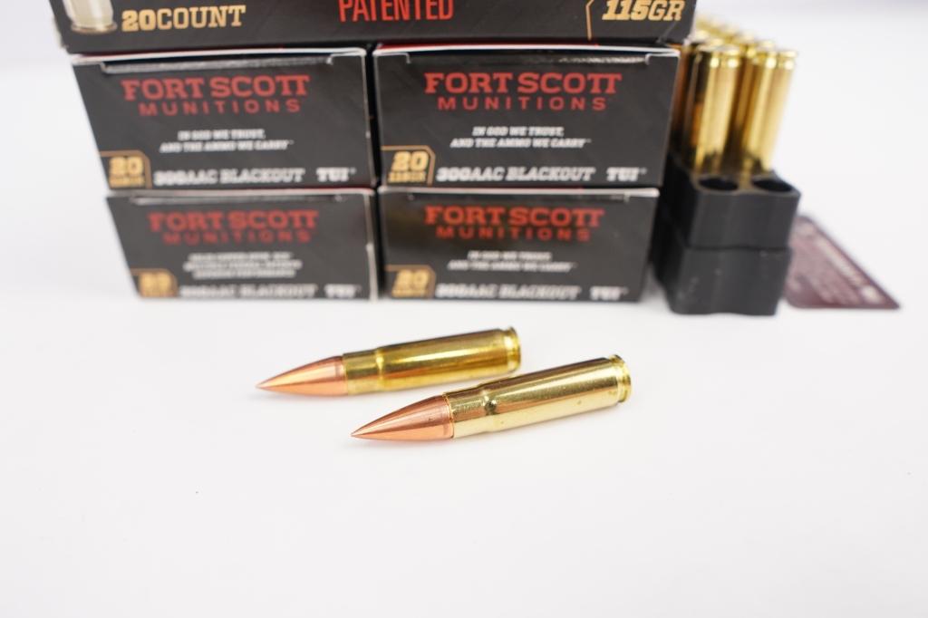 Fort Scott Munitions 100 Round 300 AAC BLACKOUT