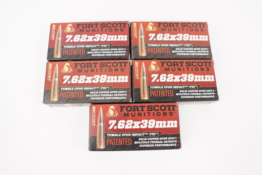 Fort Scott Munitions    100 Rounds 7.62x39mm