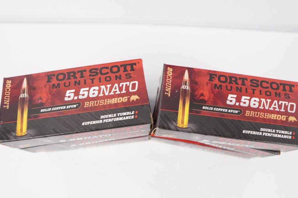 Fort Scott Munitions Brush Hog 100 Rounds 5.56 NATO