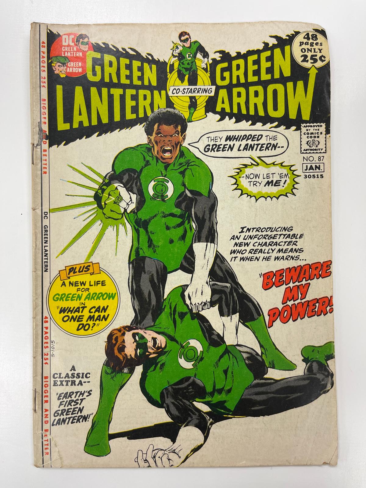 Green Lantern #87 Neal Adams Art 1st appearance of John Stewart