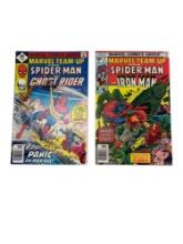 Marvel Team-Up #51 & #58 Comic Books