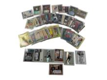 Vintage Sports Card Collection Lot with Signatures and Jersey Cards