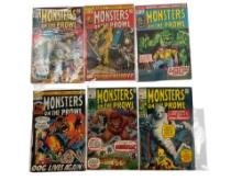 Vintage Monsters on the Prowl Comic Book Collection Lot