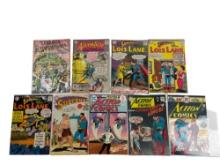 Vintage DC Lois Lane Superman Action Comics Comic Book Lot