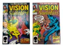 The Vision & Scarlet Witch #1 & #2 Marvel Comic Books
