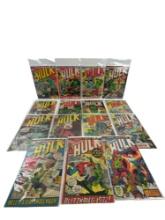 Vintage Incredible Hulk Comic Book Collection Lot