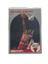 Michael Jordan NBA Hoops #66 1990 Signed Trading Card
