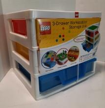 LEGO 3-Drawer Workstation Storage Unit
