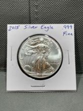 1oz 2015 Silver Eagle .999 Fine