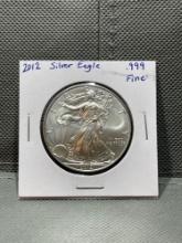 1oz 2012 Silver Eagle .999 Fine