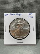 1oz 2014 Silver Eagle .999 Fine