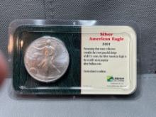 1oz 2001 Silver Eagle .999 Fine