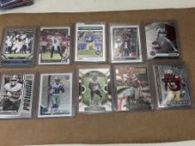 Lot of 10 NFL Cards - Pollard RC, Brees, Young RC, Pitts RC, Walker RC