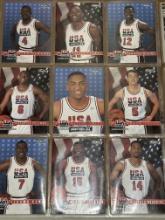 18 NBA Cards in pages - Multiple players, years, conditions vary