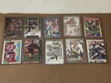 Jerry Rice Lot of Football 10 Cards
