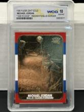 Michael Jordan 1998 Fleer 23K Gold 1986 Rookie Reprint WCG 10 GEM-MT